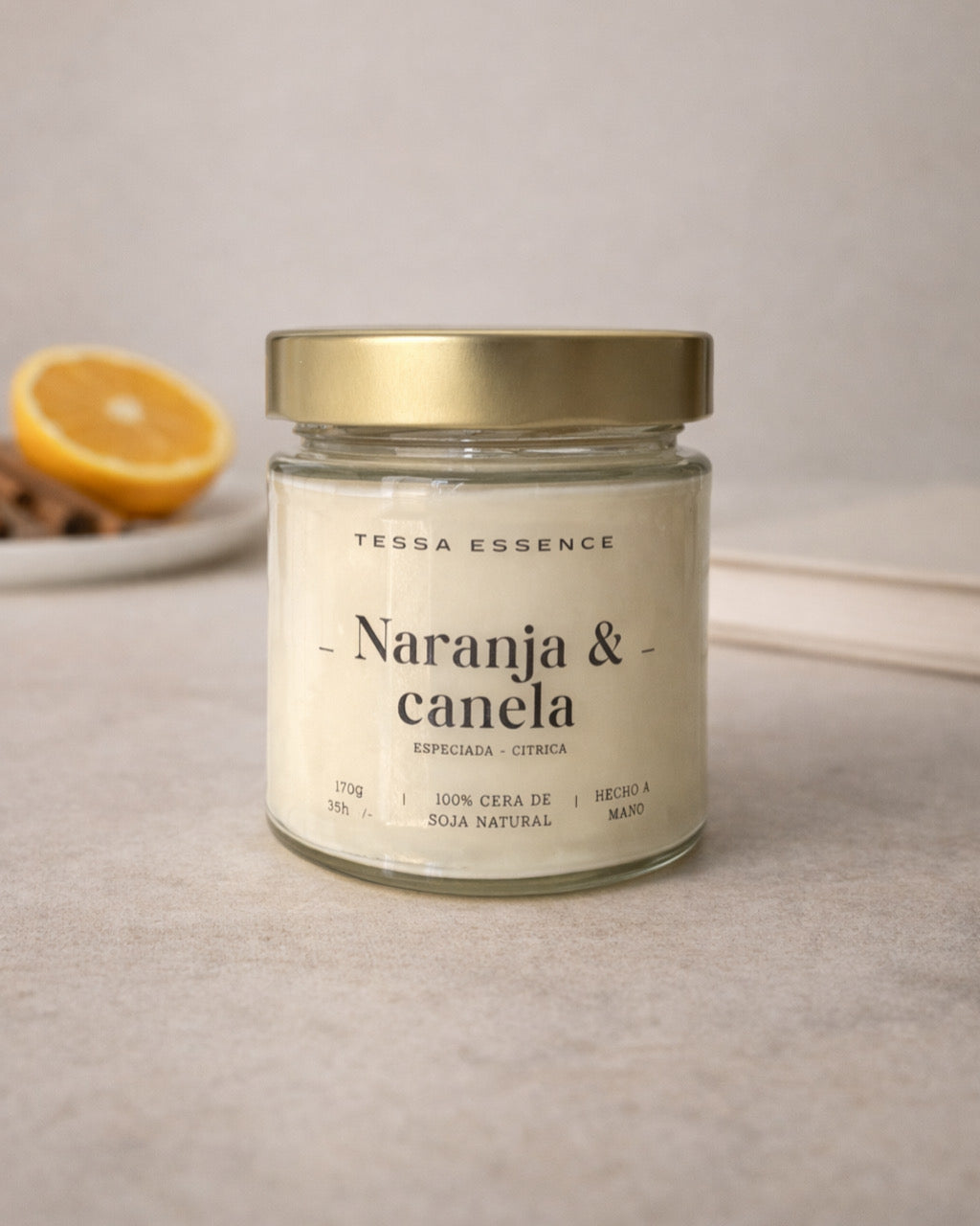 Vela Naranja & Canela