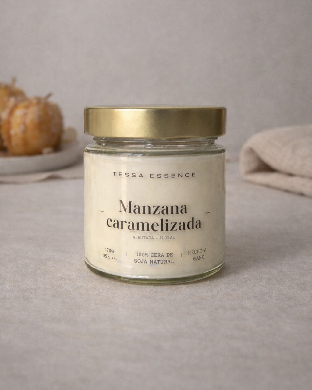 Vela Manzana Caramelizada